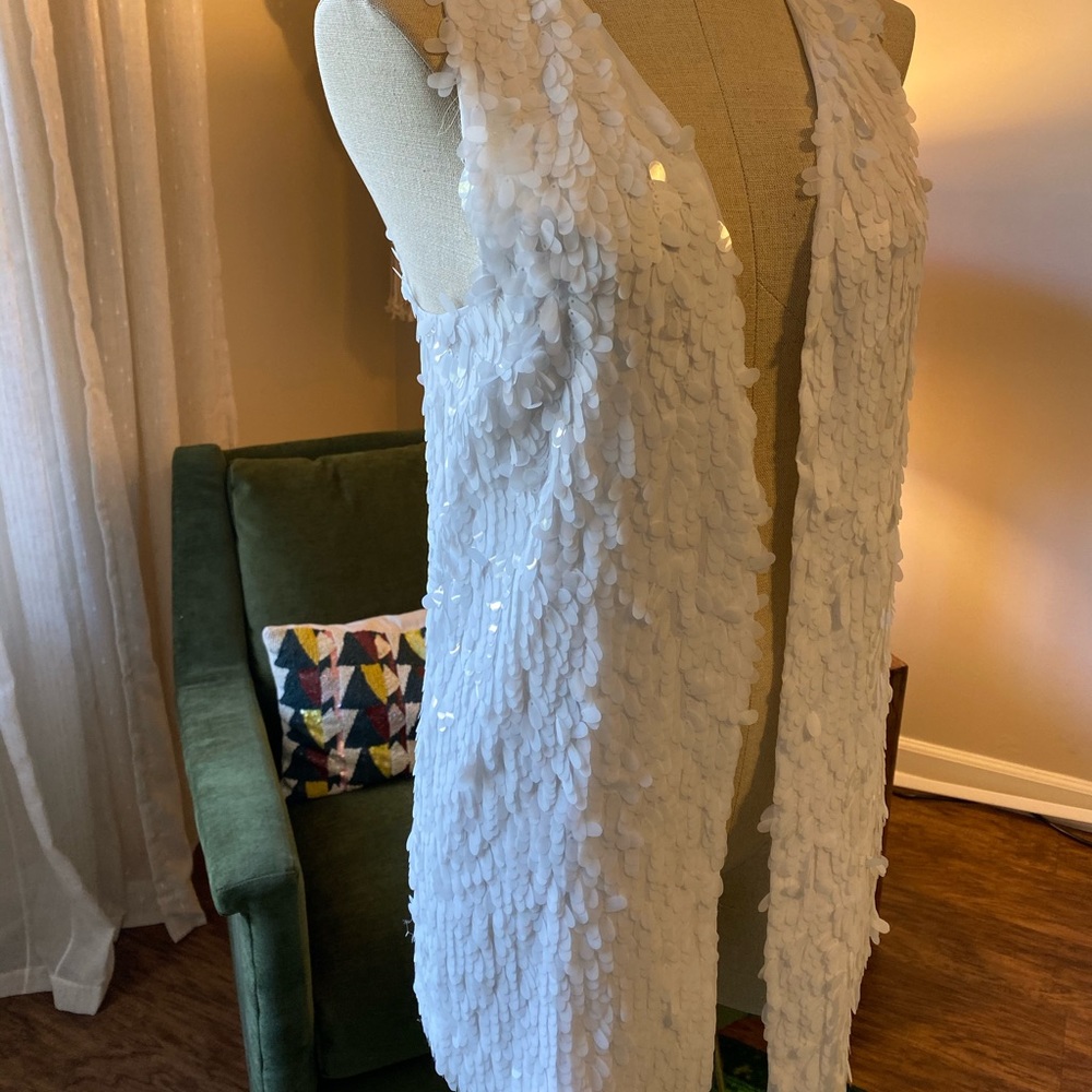 Rachel Zoe sequin vest